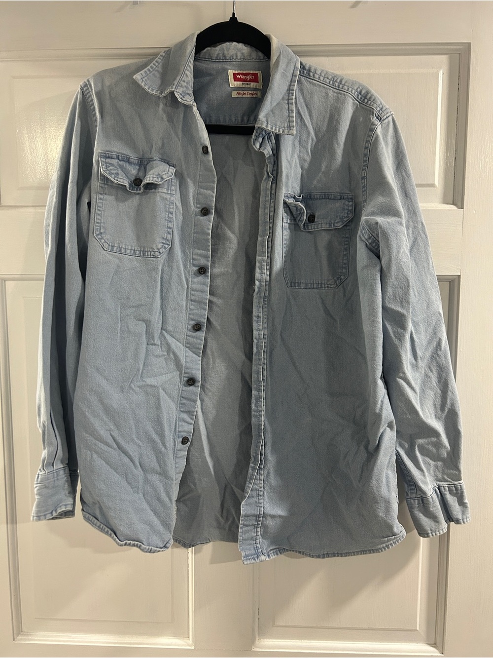 Wrangler Light Blue Denim Shirt Jacket